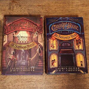 CURIOSITY HOUSE  Lauren Oliver and H. C. Chester x 2 Shrunken Head Screaming